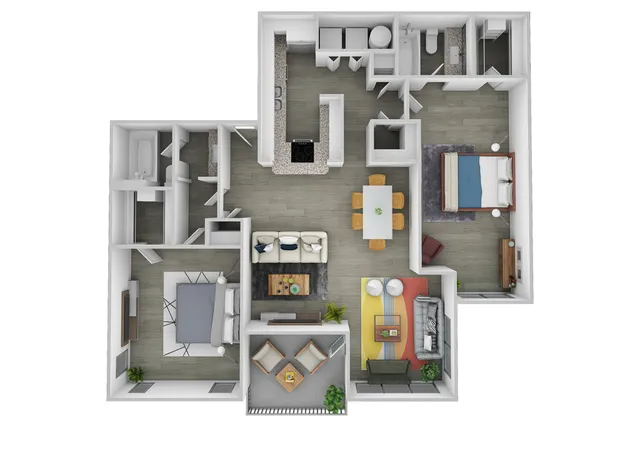 Dakota 3D Floorplan Image