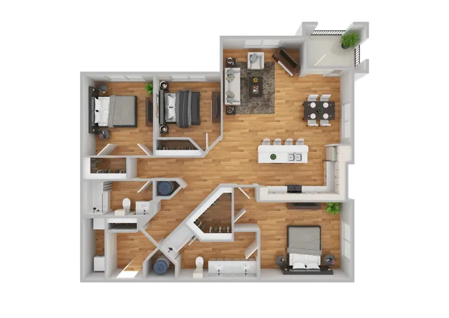 3 Bedroom | 2 Bath | 1434 SF
