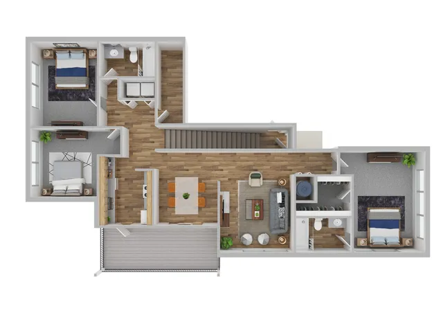 Catalina 2 3D Floorplan