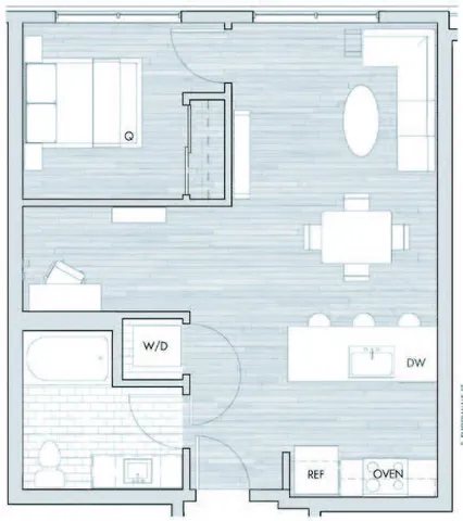 D2 1 Bedroom +Den