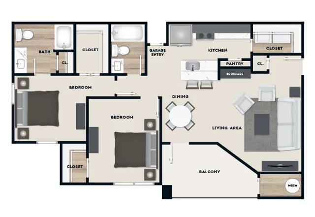 B2 Floorplan Layout