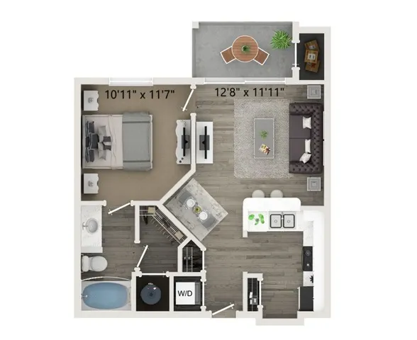 A1 1 Bed 1 Bath