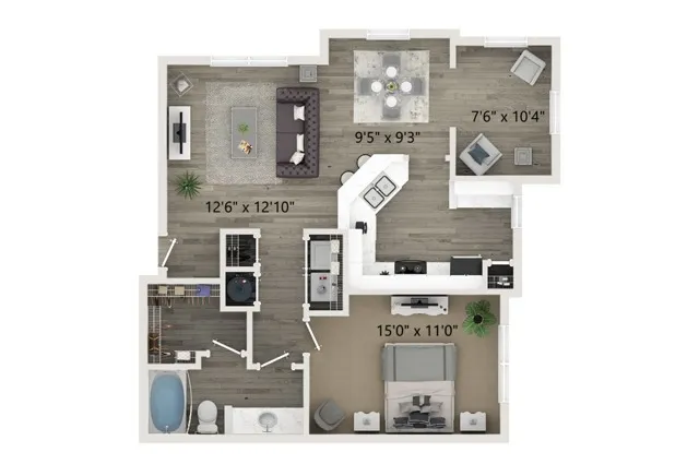 A4 1 Bed 1 Bath
