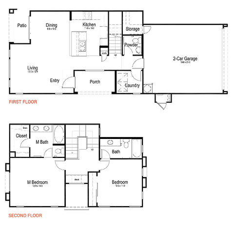 2Bd2.5Ba_1,394SF_Plan3A
