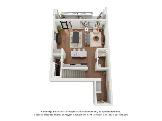 Nova Buca townhome first floor