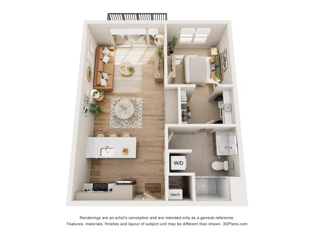 1 Bed 1 Bath in Glendale | 724 sq ft