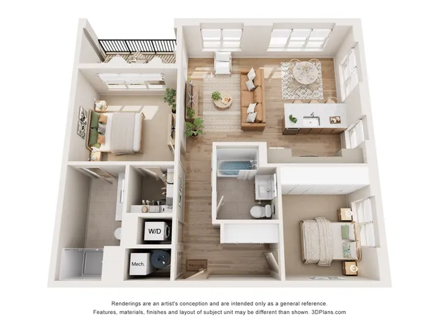 2 bed 2 bath in Glendale | 1092 sq ft