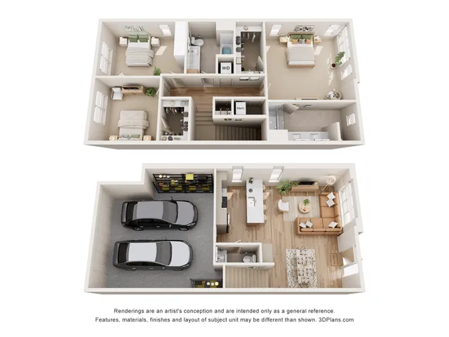 3 Bed 2.5 Bath | 2000 Sq Ft