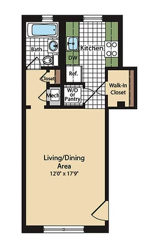 Studio Floor Plan