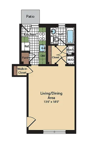 Studio Floor Plan
