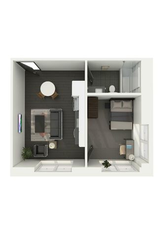 Shady Oak 1BD/1BA Stack 04