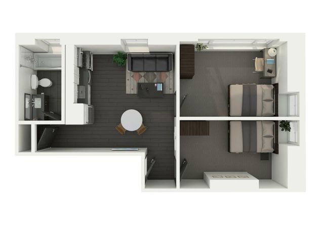 Shady Oak 2BD/1BA Stack 03