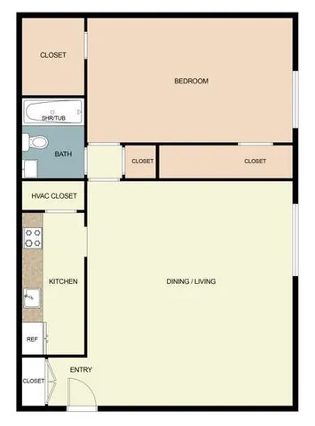 1 bedroom