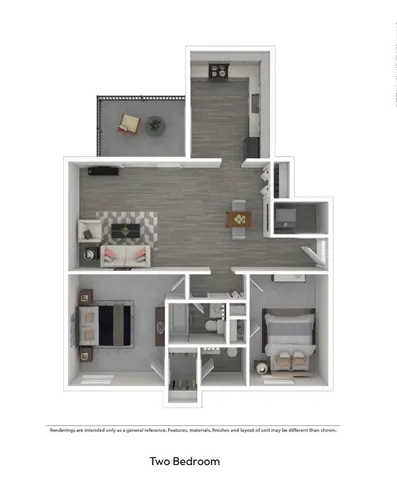 2 Bedroom 1.5 bath