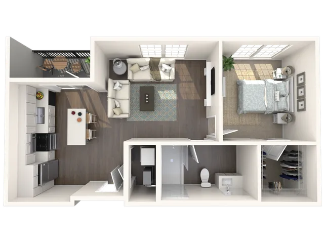 A2.1 | One Bed, One Bath