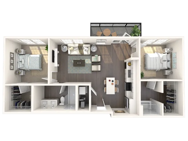 B1.0 | Two beds, Two baths
