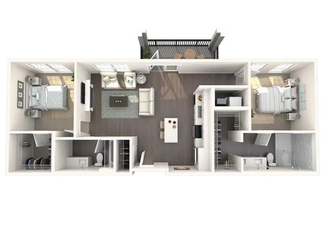 B2.0 | Two beds, Two baths