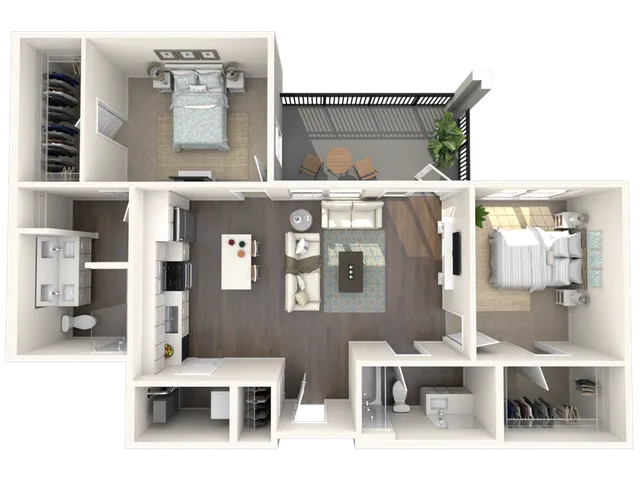 B3.0 | Two beds, Two baths