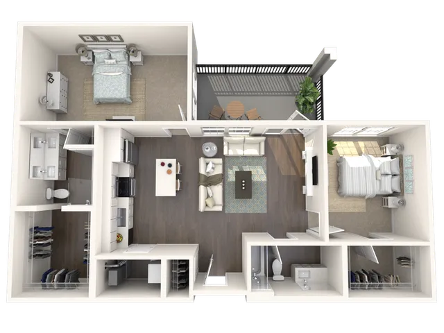 B3.1 | Two beds, Two baths