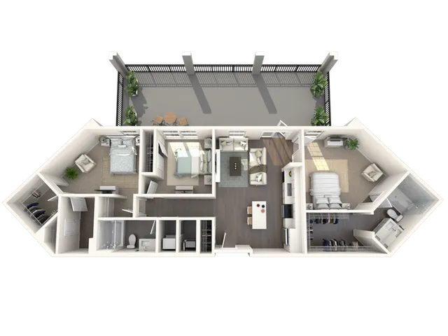C1.0 | Three beds, Three baths