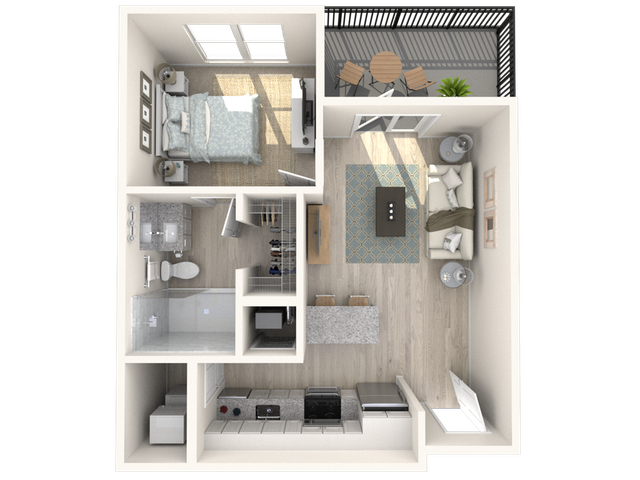 A1 - One Bedroom | One Bathroom