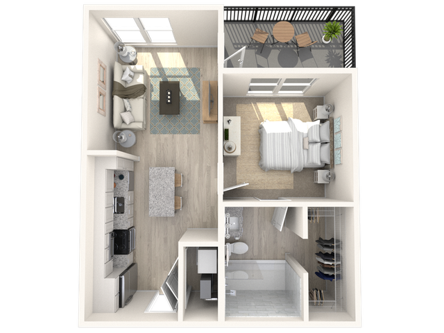 A1.1 - One Bedroom | One Bathroom