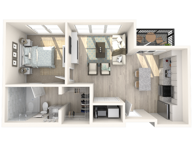 A2 - One Bedroom | One Bathroom