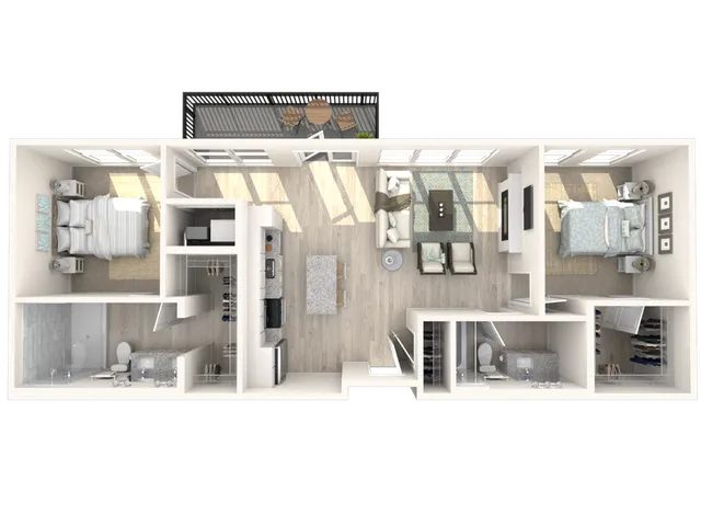 B2 - Two Bedroom | Two Bathroom