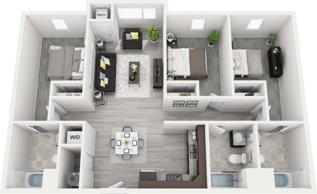 3-Bedroom Apartment