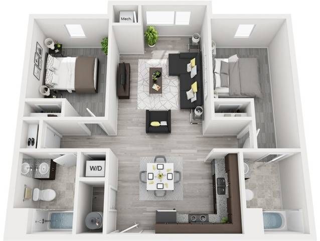 2-Bedroom Apartment