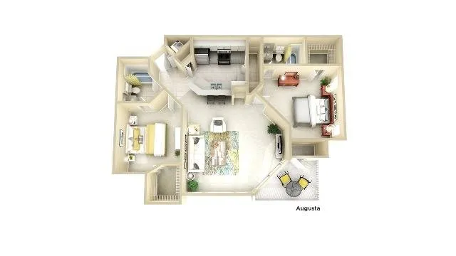 B3 | 2 bed 2 bath | from 1228 square feet