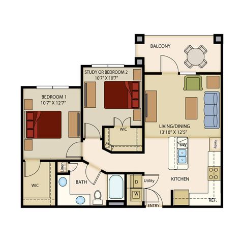 TruNorth Floor Plan B1