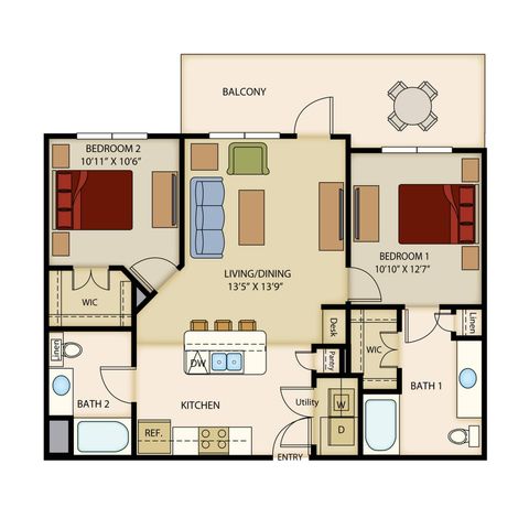 TruNorth Floor Plan B2a