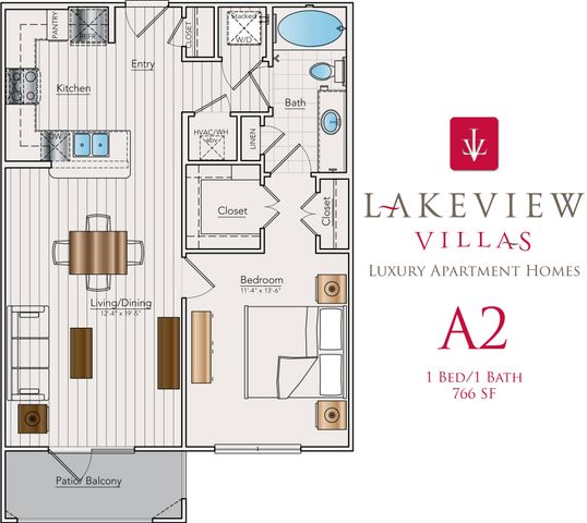 Lakeview Villas Floor Plan A2