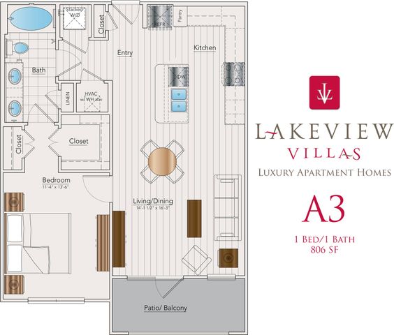 Lakeview Villas Floor Plan A3