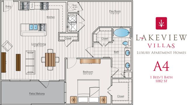 Lakeview Villas Floor Plan A4