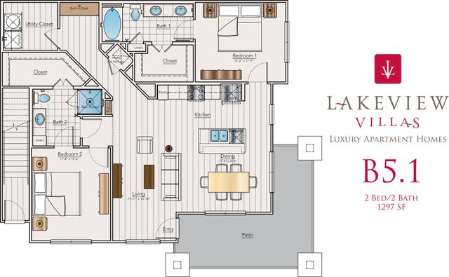 Lakeview Villas Floor Plan B5