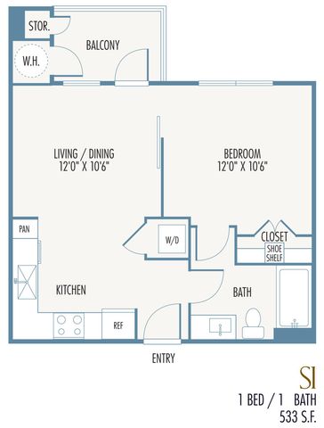 Tribute at the Rim Floor Plan S1