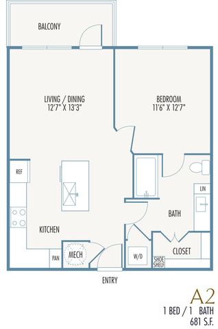 Tribute at the Rim Floor Plan A2