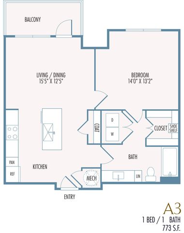 Tribute at the Rim Floor Plan A3