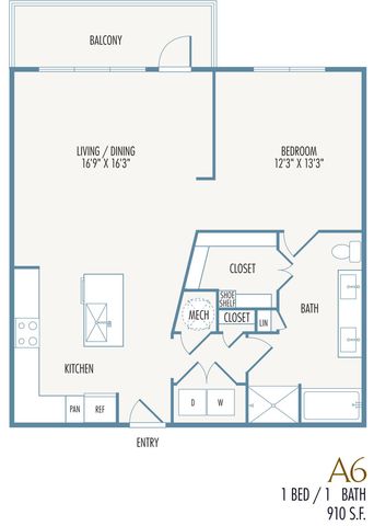 Tribute at the Rim Floor Plan A6