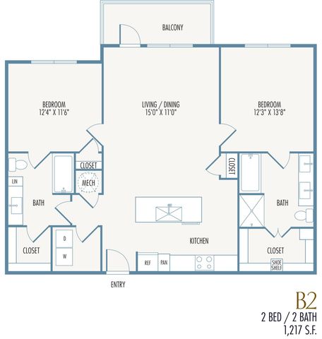 Tribute at the Rim Floor Plan B1