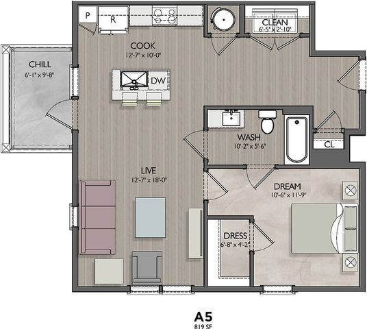 Vecina A5 Floor Plan