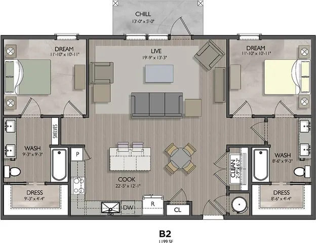 Vecina B2 Floor Plan