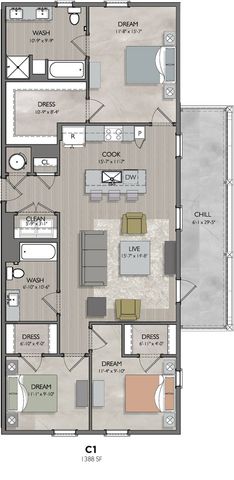 Vecina C1 Floor Plan