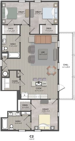 Vecina C2 Floor Plan