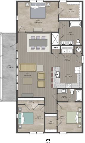 Vecina C3 Floor Plan