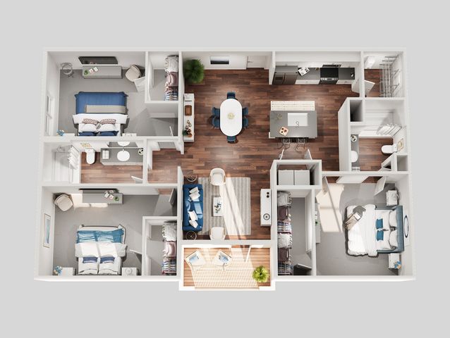 Seaside 3 bdrm