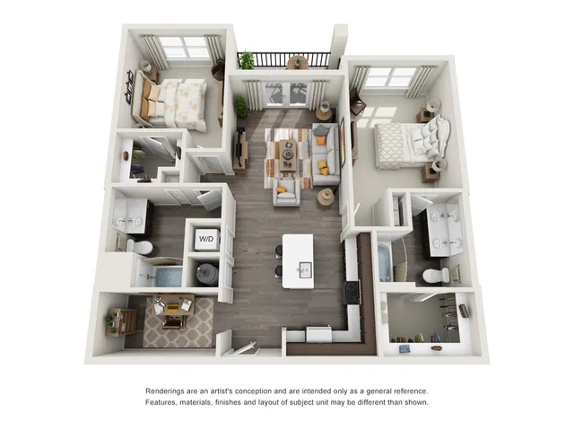 One Riverwalk B3 Floor Plan