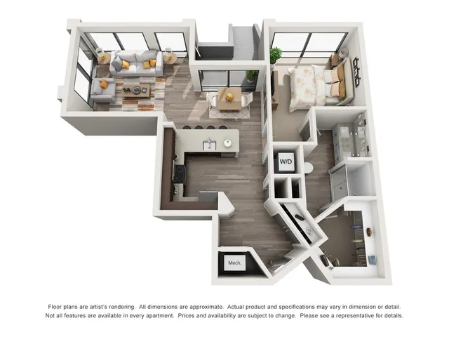 One Riverwalk A5 Floor Plan